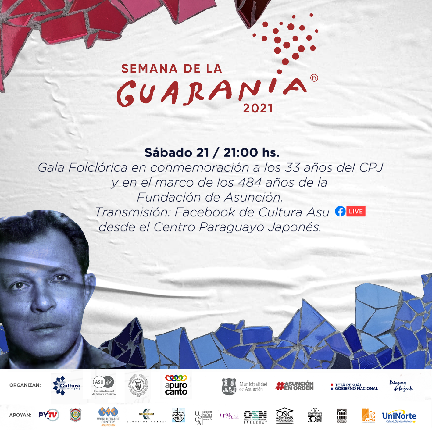 #SemanaGuarania2021: Gala Folclórica celebra aniversario 33 del CPJ imagen