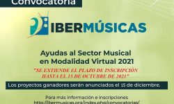 Ibermúsicas extiende plazo de inscripción a convocatoria 2021-2022 imagen