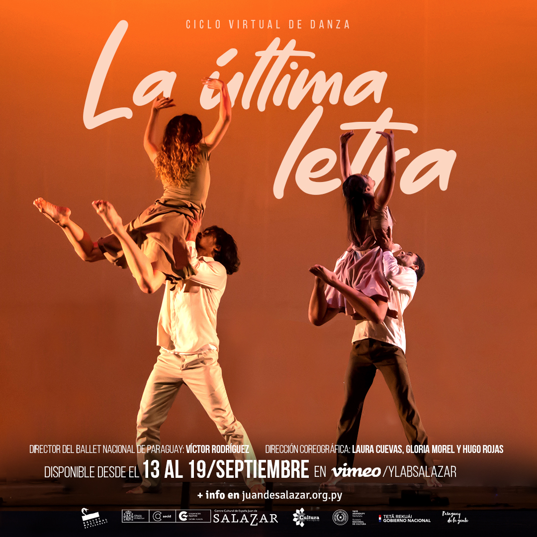 Ciclo virtual de danza: «La Última Letra» disponible hasta el 19 de setiembre imagen