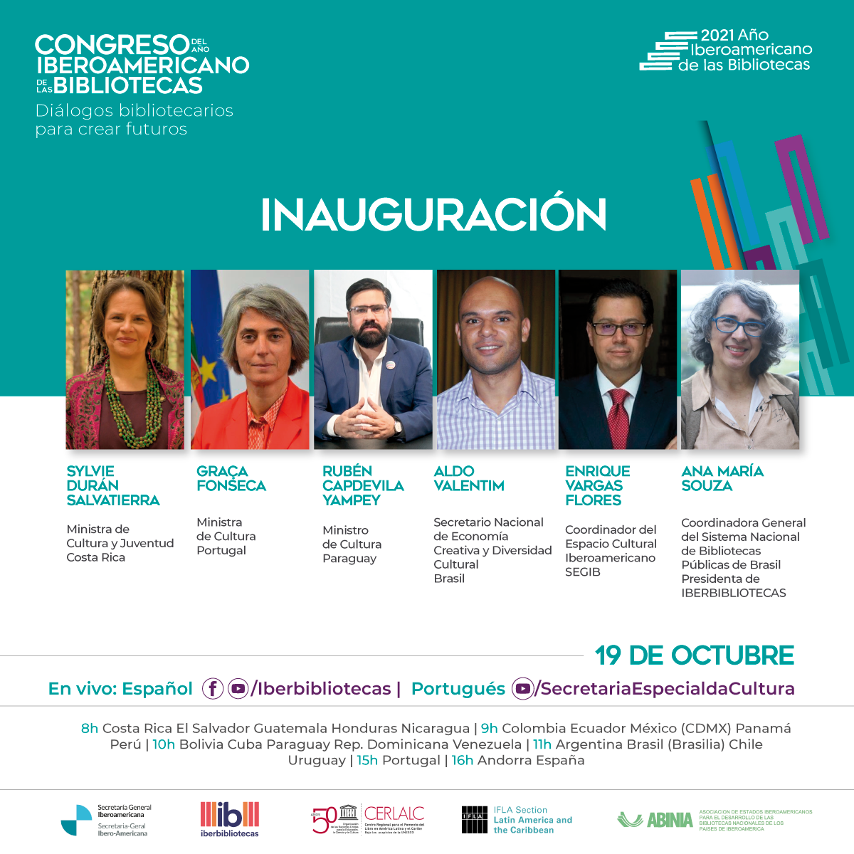 Ministro de Cultura participará de la inauguración del Congreso del Año Iberoamericano de las Bibliotecas imagen