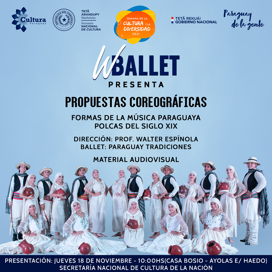 Presentarán material audiovisual de las formas de la música popular paraguaya y polcas del siglo IXX en el marco de la Semana de la Cultura y la Diversidad 2021 imagen