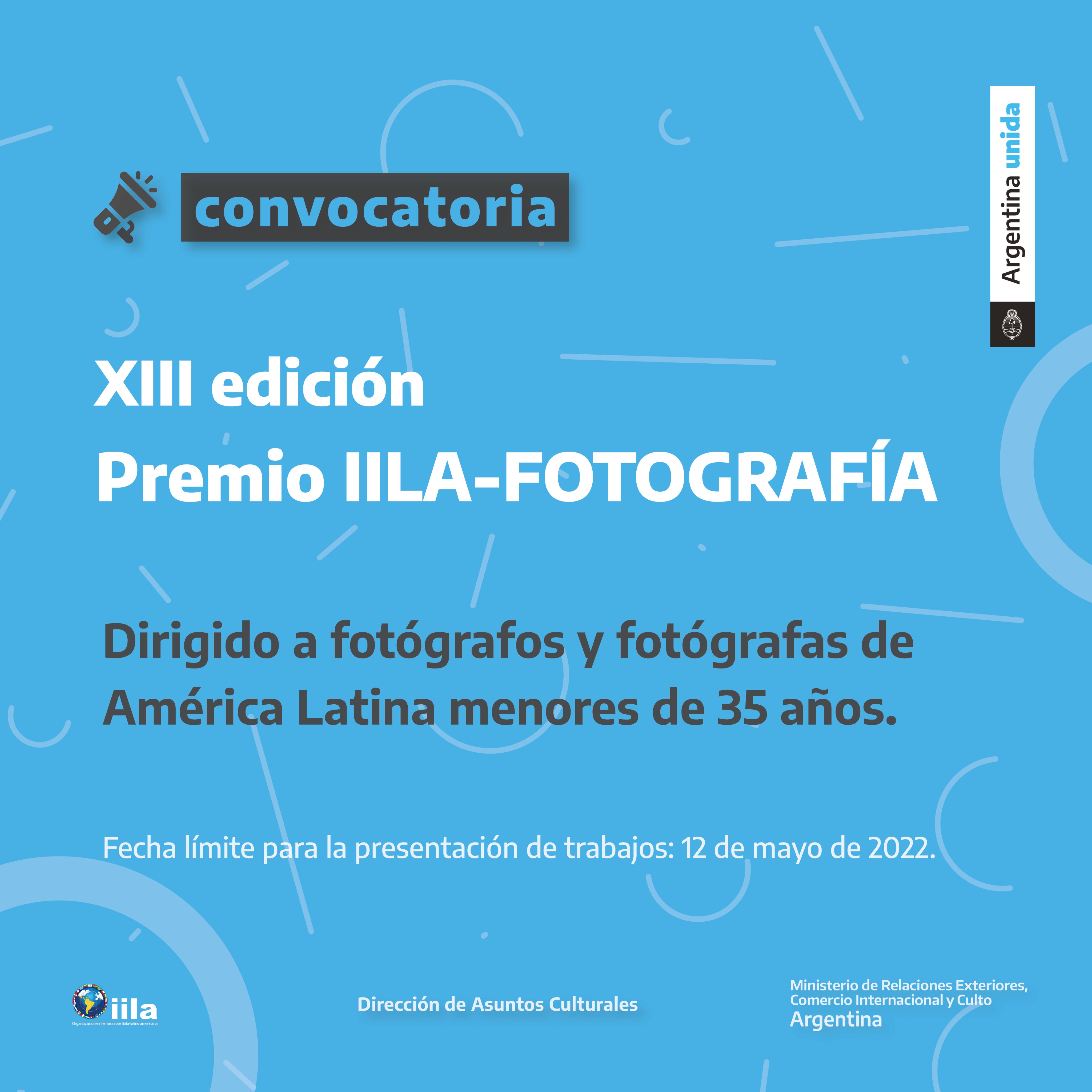 Convocatoria a XIII edición Premio IILA-Fotografía, “VAS! Vida, Agua, Salud” se encuentra habilitada hasta el 12 de mayo imagen