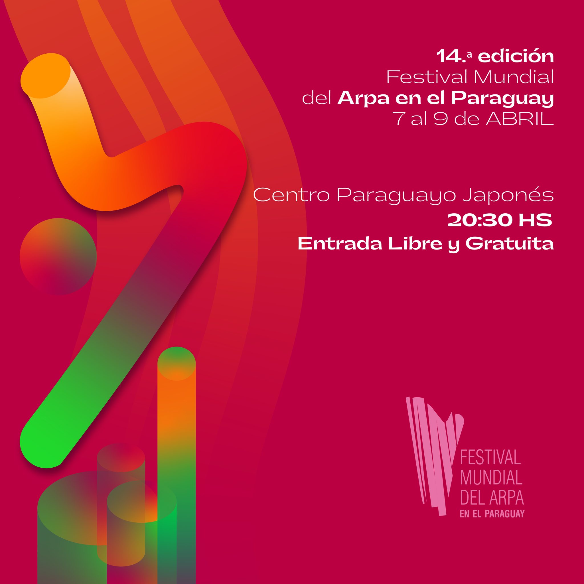 Celebramos la 14° edición del Festival Mundial del Arpa en Paraguay imagen