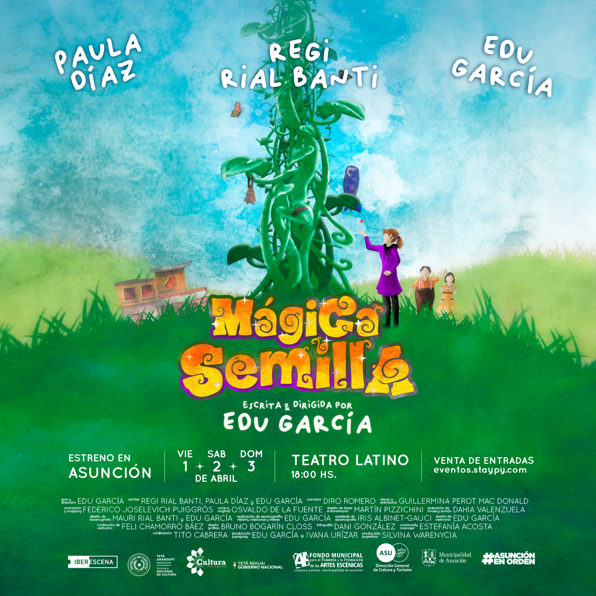 En abril se estrena la obra teatral “Mágica semilla”, adjudicada por el Programa Iberescena imagen