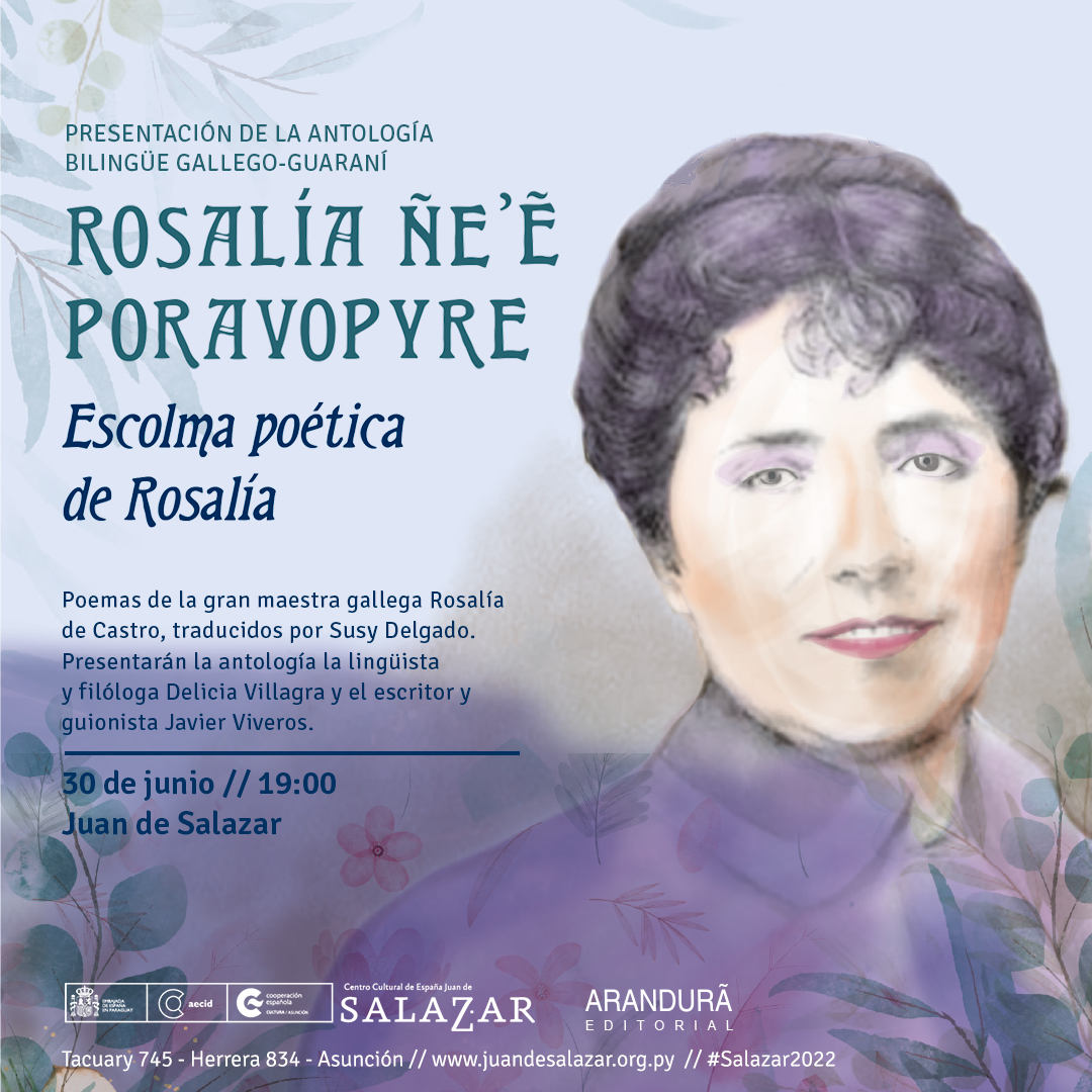 Antología de Rosalía de Castro se presentará con su versión en guaraní imagen