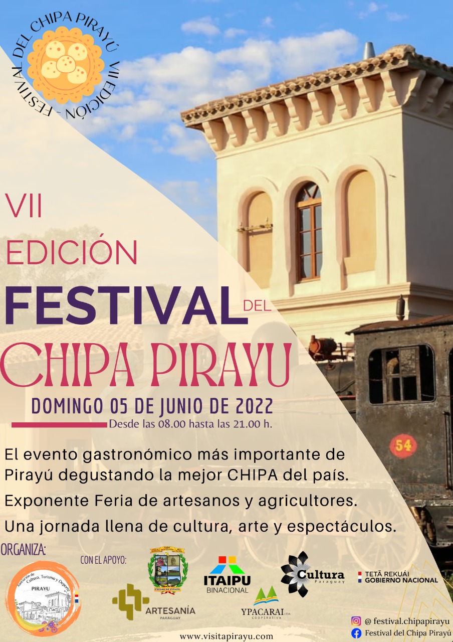 El Festival de Chipa Pirayú séptima edición se realiza el 05 de junio imagen