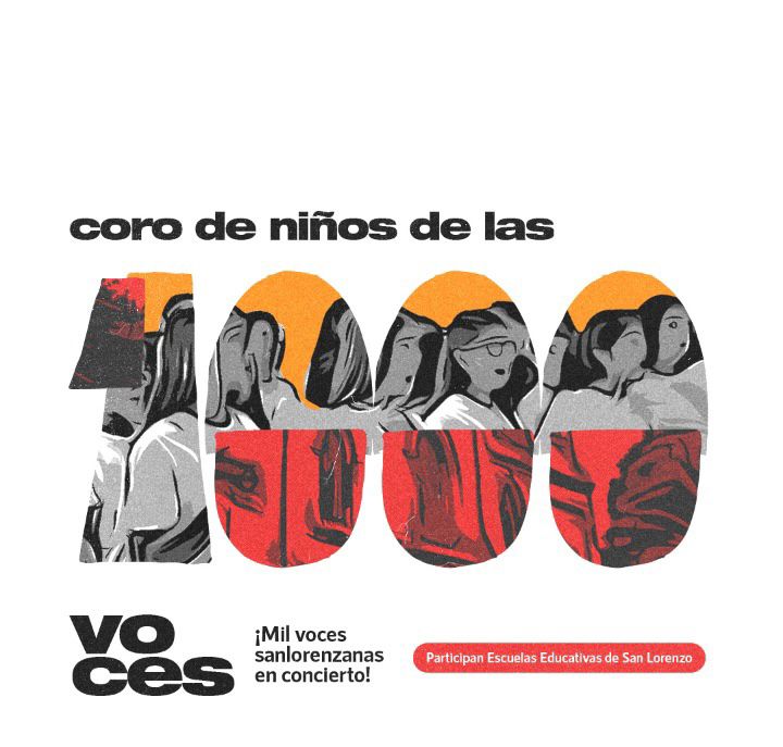 Este jueves llega el evento “Coro de niños 1000 voces sanlorenzanas en concierto II edición” imagen