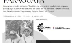 Con apoyo de la SNC, presentarán el trabajo “Análisis de la Música Tradicional Popular Paraguaya” imagen