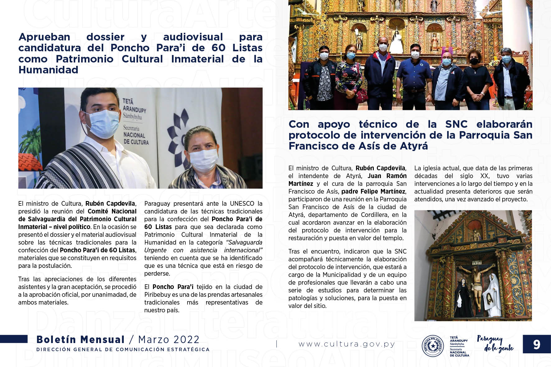 Boletín mensual: marzo 2022 imagen