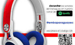 Amplia propuesta musical e información sobre nuestro país en el canal de la Embajada del Paraguay en Ecuador, en Spotify imagen