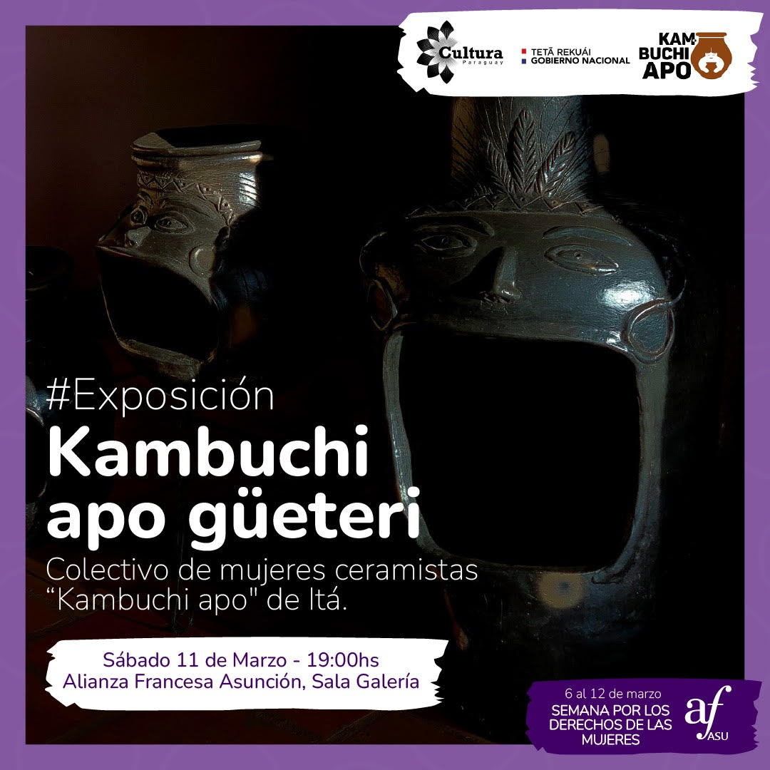 Mujeres ceramistas expondrán el arte ancestral ñai’ūpo en Asunción, con apoyo de la SNC imagen