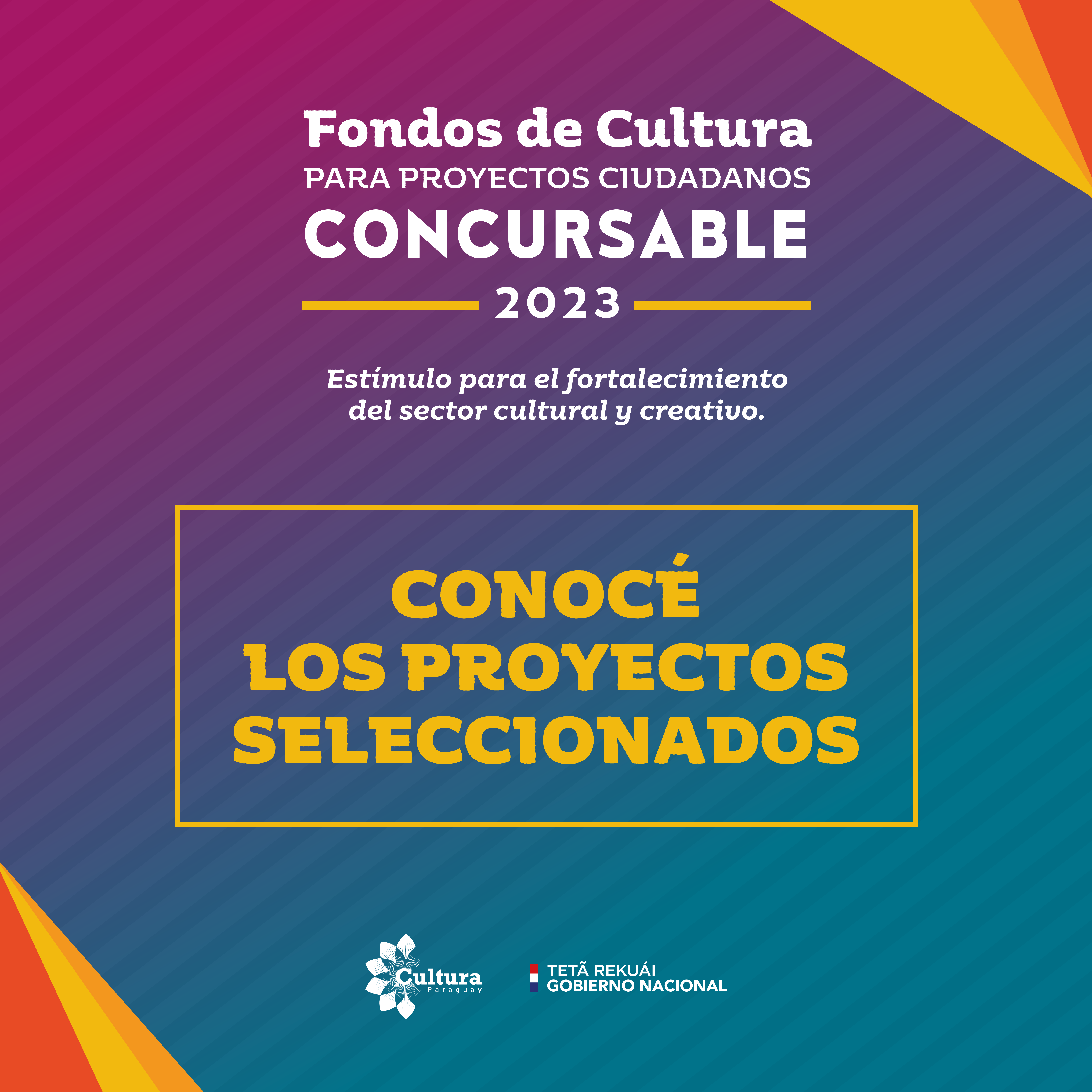 65 proyectos culturales fueron seleccionados para recibir apoyo a través del programa Fondos de Cultura 2023 imagen