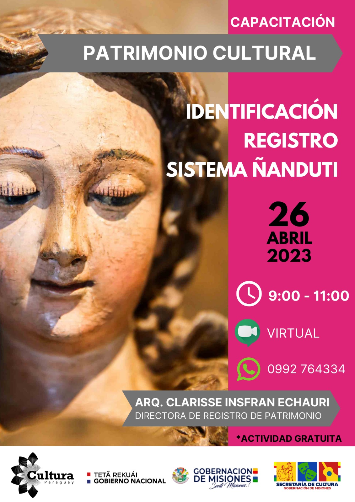 Patrimonio cultural: la SNC realizará capacitación sobre la identificación y el registro en el Sistema Ñanduti imagen