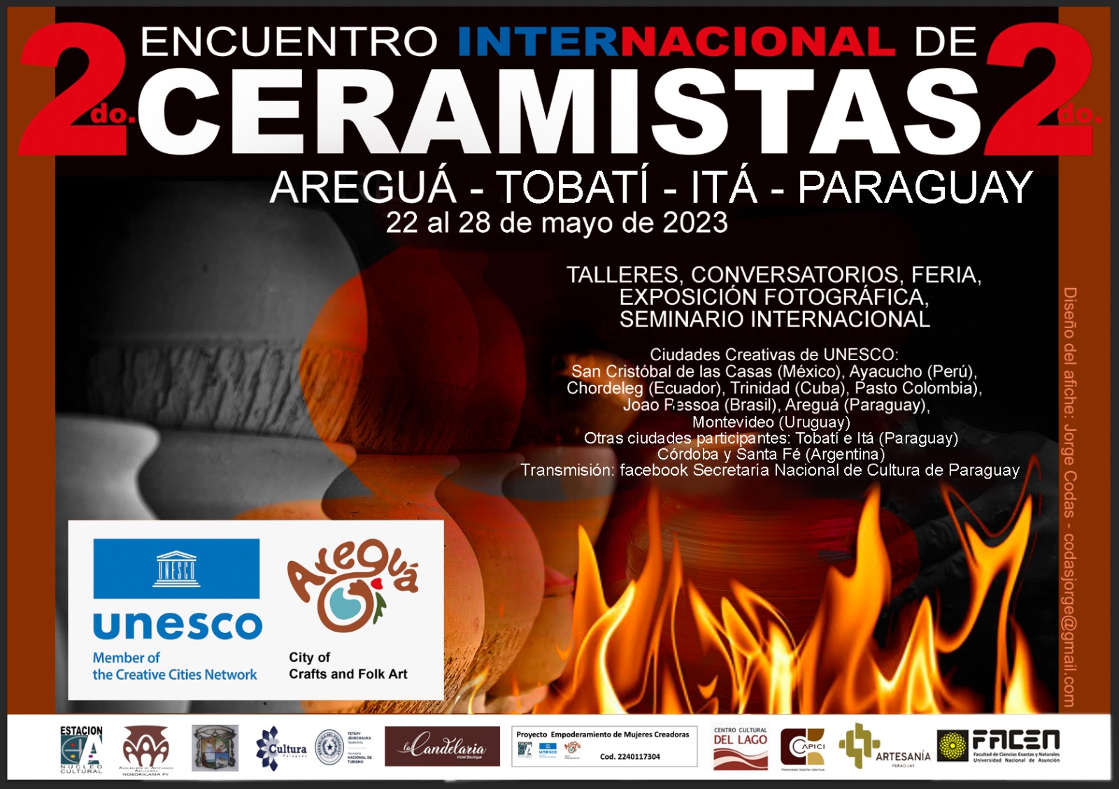 Del 22 al 28 de mayo, Paraguay albergará 2°. Encuentro Internacional de Ceramistas imagen