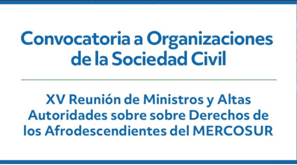 Convocatoria a organizaciones de la Sociedad Civil a participar de la XV RAFRO imagen