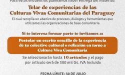 Convocatoria para artículos sobre Cultura Viva Comunitaria en Paraguay imagen