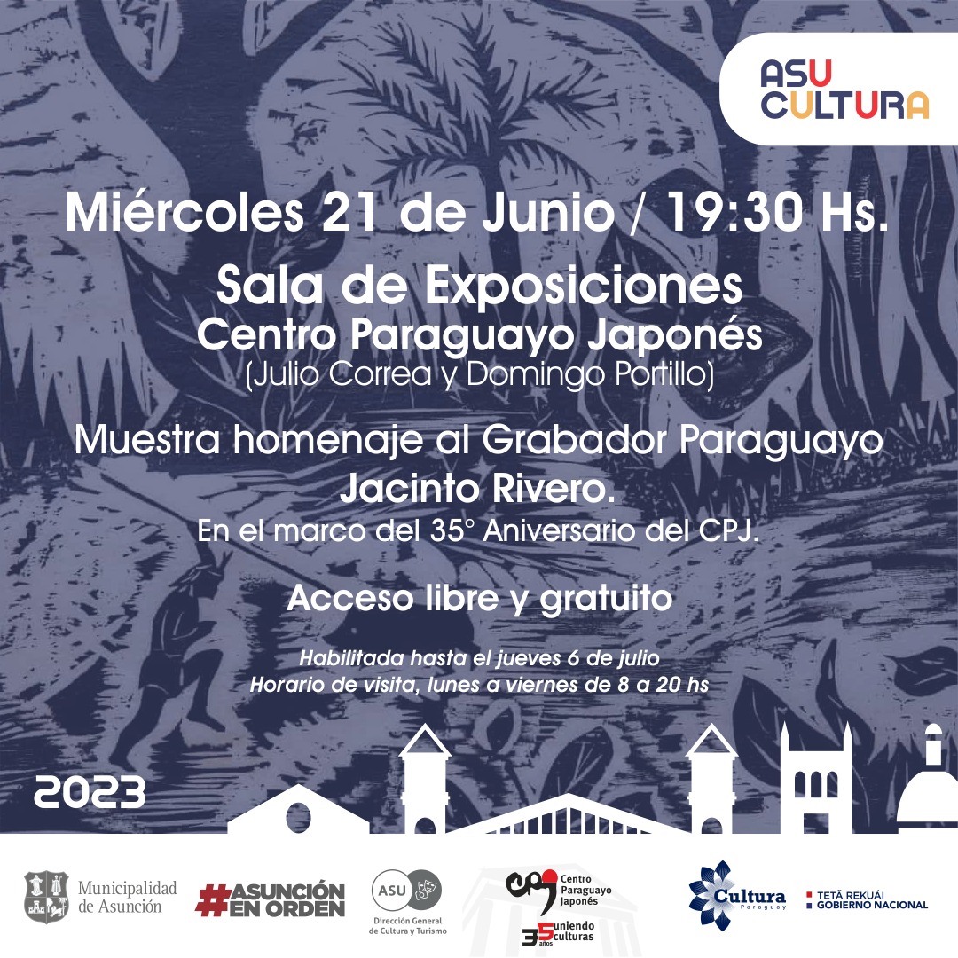 Obras de Jacinto Rivero serán expuestas en el Centro Paraguayo Japonés imagen