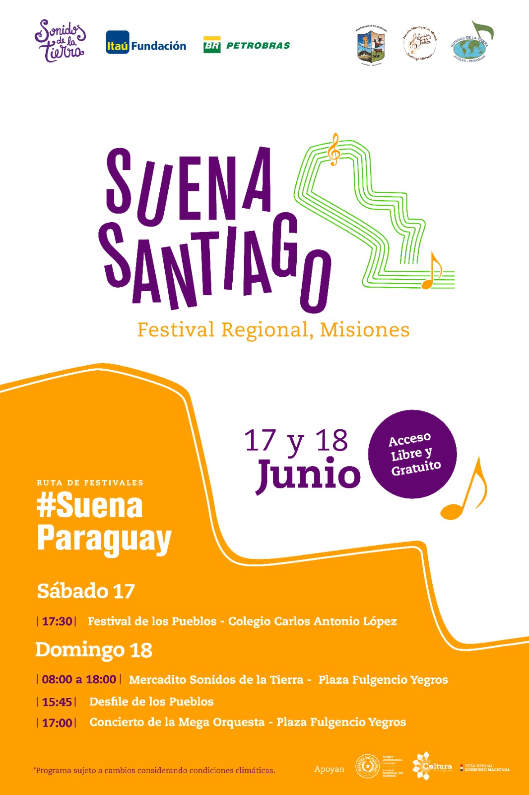 #SuenaParaguay inicia en Misiones el 17 de junio imagen