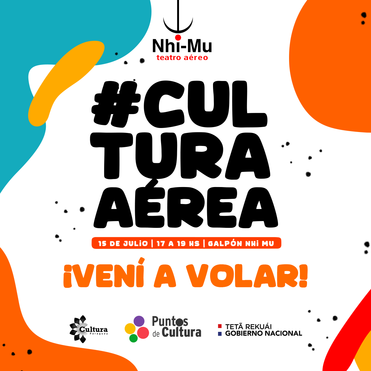 Nhi-Mu Teatro Aéreo invita a volar con #Culturaerea imagen