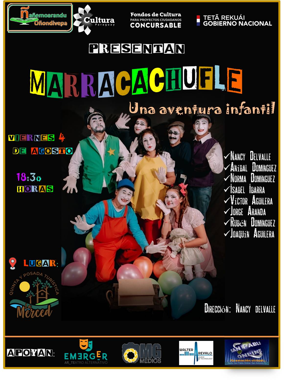 Fondos de Cultura: este viernes vuelve a presentarse en San Antonio la obra infantil “Marracachufle!!! La Niña de la Cajita de Música” imagen