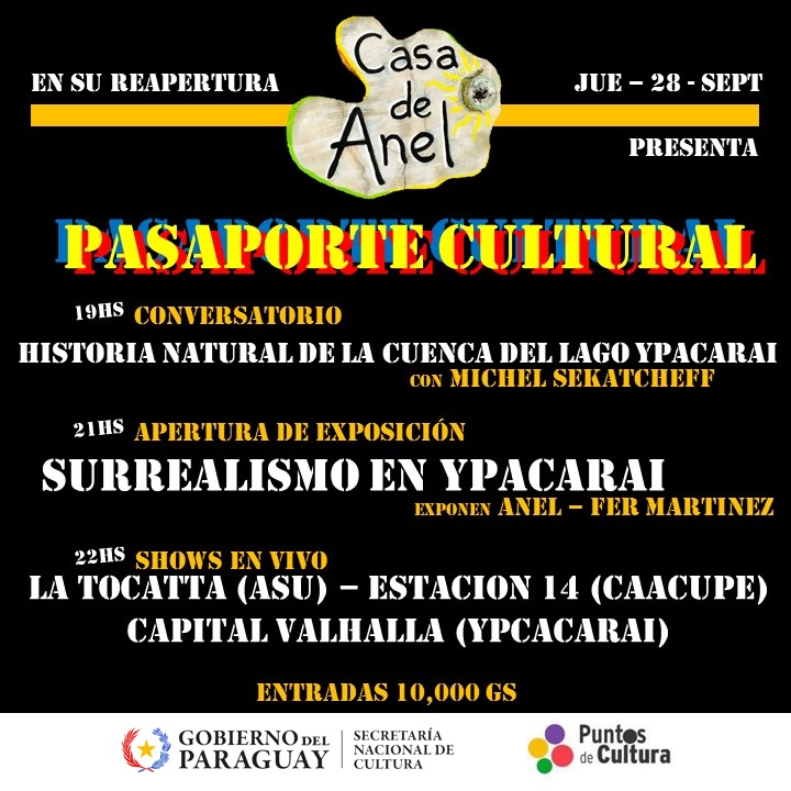 Ypacaraí: el Punto de Cultura Casa de Anel presenta su “Pasaporte Cultural” para celebrar su décimo aniversario imagen