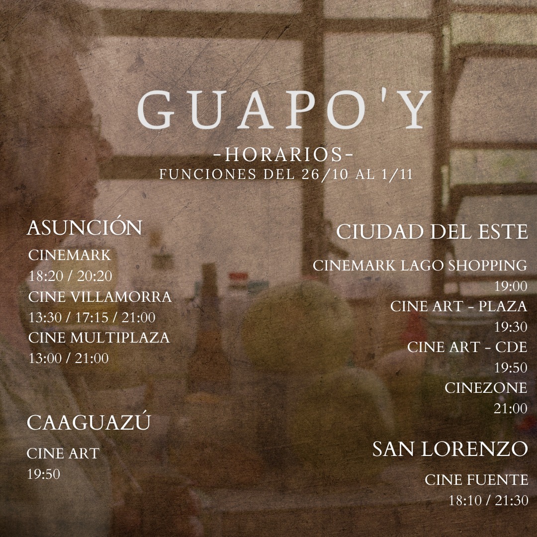 Guapo’y Premiada película paraguaya sigue en cines de Asunción imagen