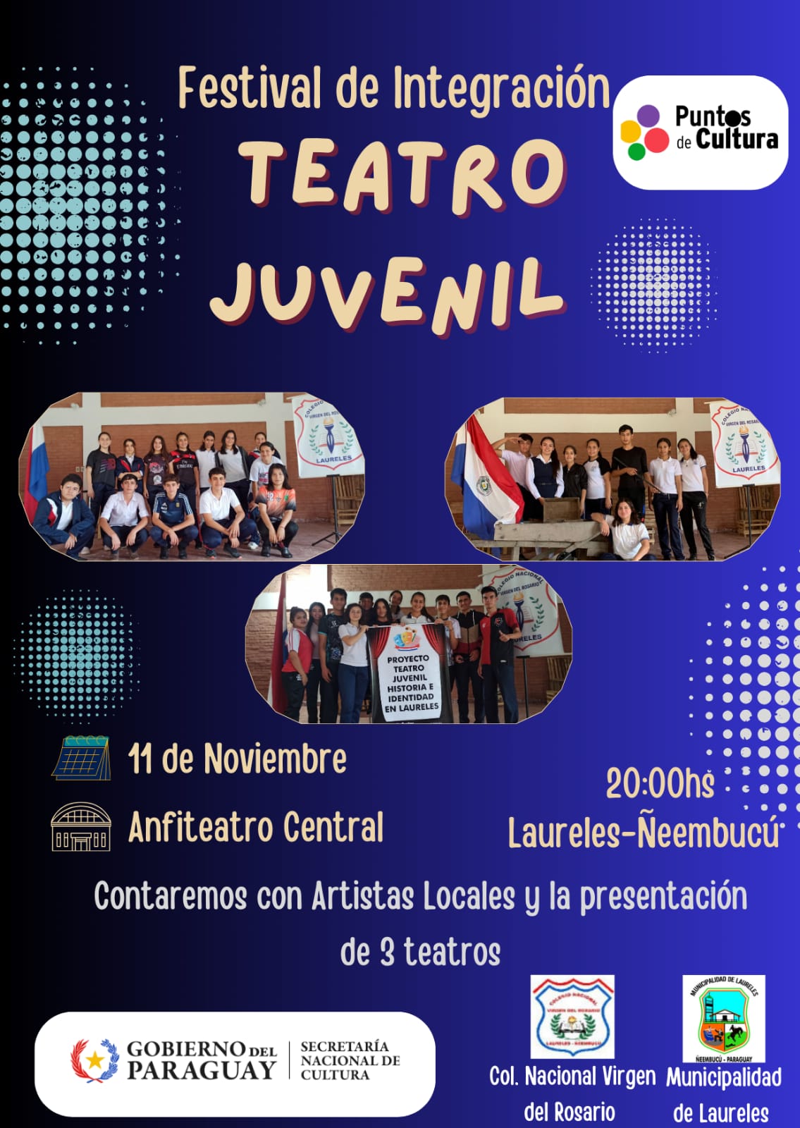 Ñeembucuí sera el escenario para el Festival de Integración y Teatro Juvenil imagen