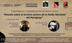 Invitan a la Conferencia sobre archivo sonoro de Radio Nacional del Paraguay imagen