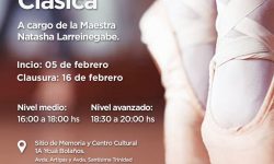 La SNC invita a su taller gratuito de danza en Técnica Clásica.
