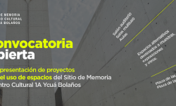 Convocatoria a proyectos para el uso de espacios en el Sitio de Memoria y Centro Cultural 1A – Ycuá Bolaños imagen