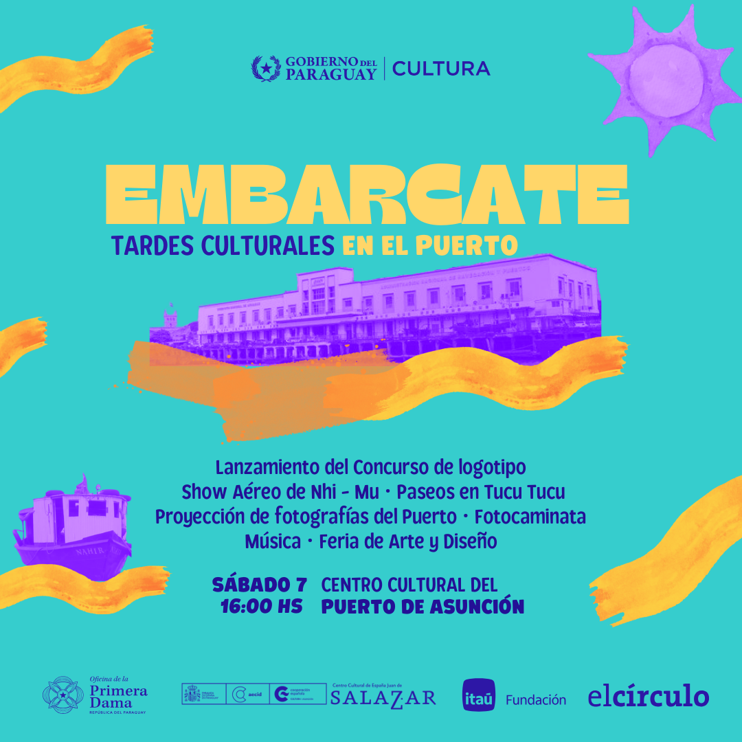 Lanzan concurso de logotipo en una tarde cultural en el Puerto de Asunción imagen