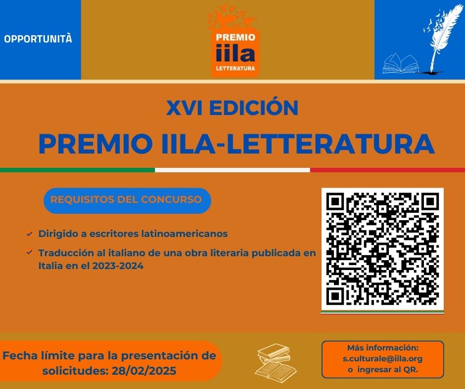 Premio IILA de Literatura: convocatoria abierta para su XVI edición imagen