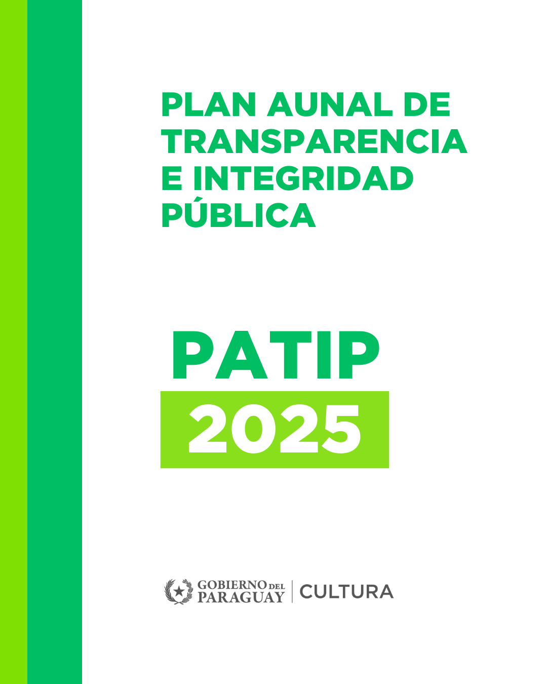 Plan Anual de Transparencia e Integridad Pública (PATIP) imagen