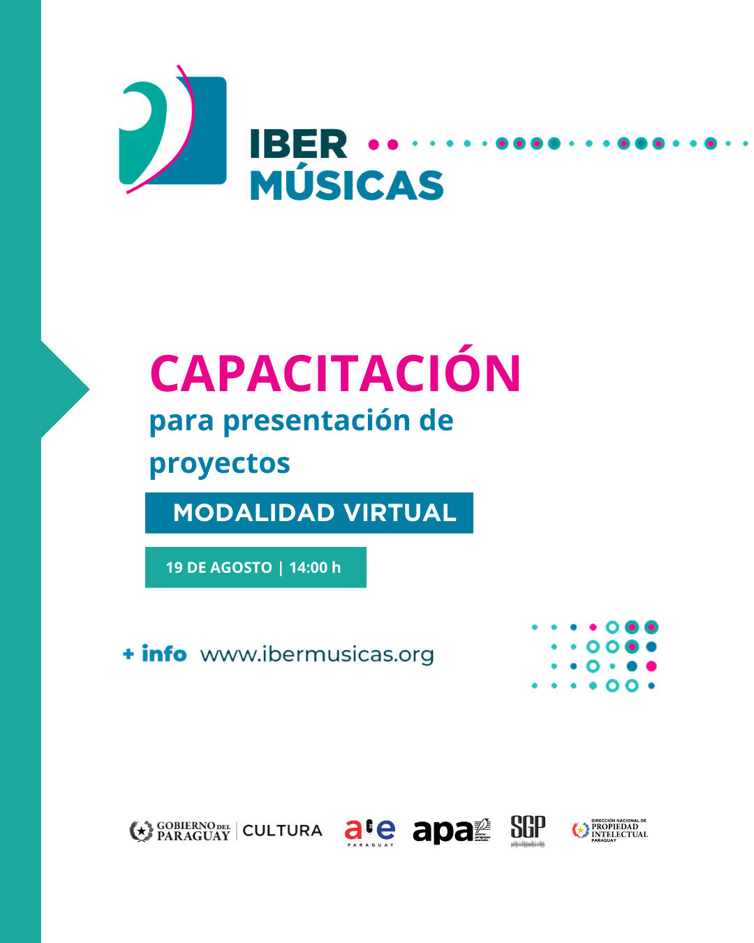 Cultura realizará taller virtual sobre convocatorias de Ibermúsicas imagen