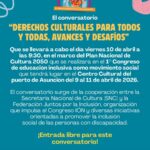 Cultura e inclusión: conversatorio sobre derechos culturales se realizará en el Puerto de Asunción