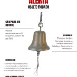 Alerta: Presunto robo de campana patrimonial en General Bernardino Caballero