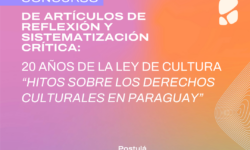 Cultura lanza concurso sobre 20 años de políticas culturales en Paraguay imagen